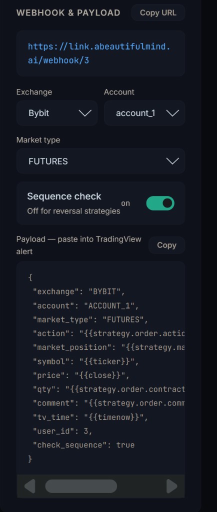 3. Connect Webhook